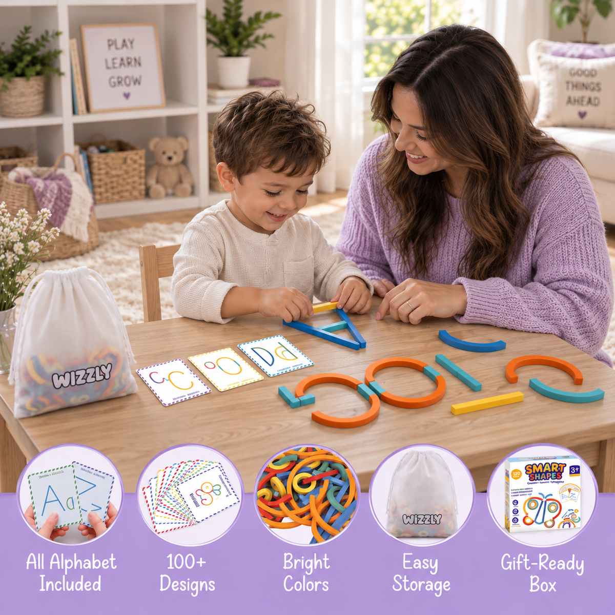 Wooden Montessori Smart Sticks