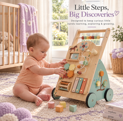 Montessori Wooden Baby Walker
