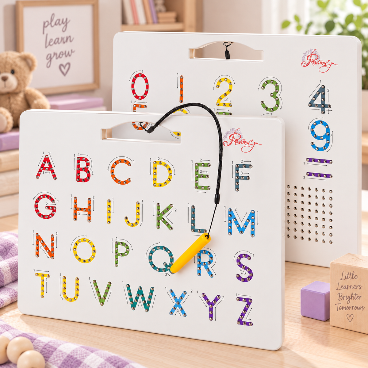 Magnetic Alphabet Tracing Board