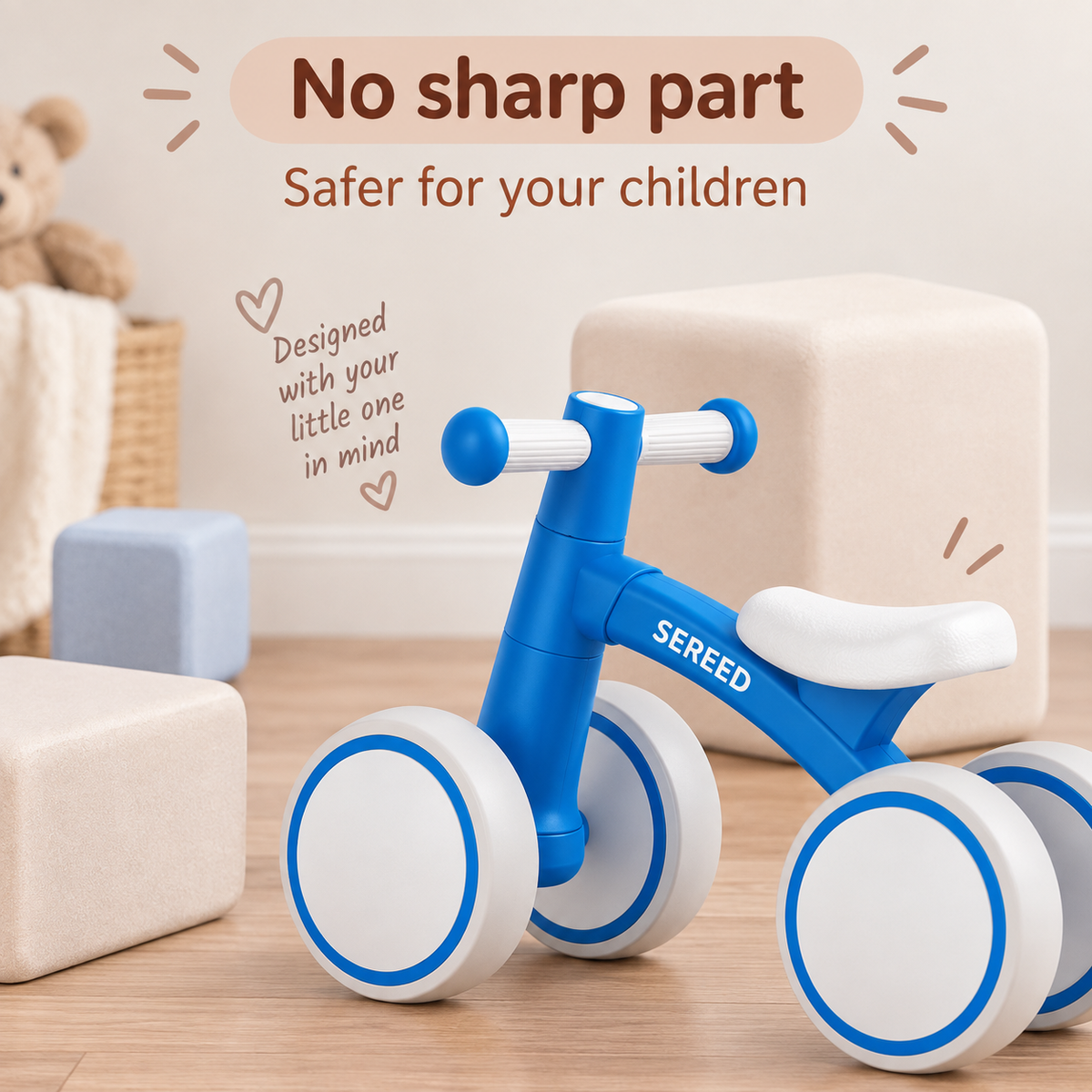 Baby Balance Bike, Blue