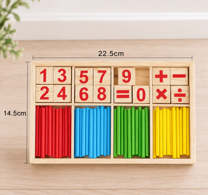 Montessori Wooden Counting Sticks