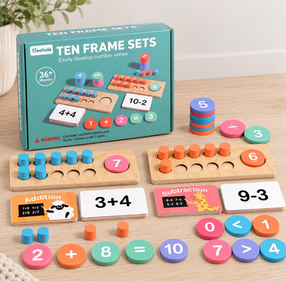 Montessori Wooden Number Board